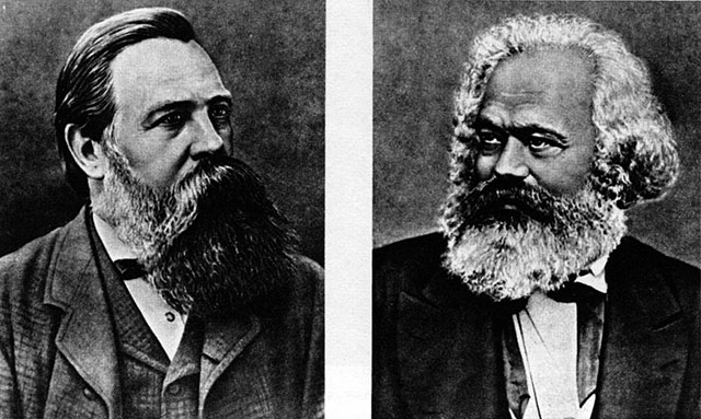 Friedrich Engels a Karl Marx