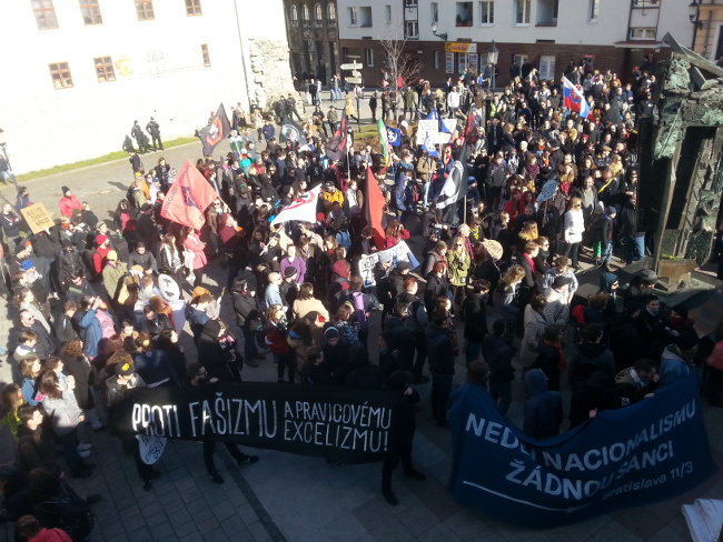 Bratislava: Úspěšná antifašistická mobilizace